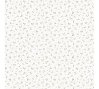 Galerie Cottage Chic Beige Tiny Floral And Leaf Motif Ecodeco Material Wallpaper Roll