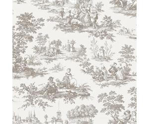 Galerie Cottage Chic Beige Toile EcoDeco Material Wallpaper Roll
