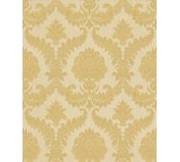 Galerie Cottage Chic Gold Damask A4 Wallpaper Sample