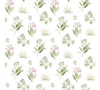 Galerie Cottage Chic Pink Large Floral And Leaf Motif Ecodeco Material A4 Wallpaper Sample