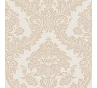 Galerie Cottage Chic Pink Traditional Damask Wallpaper Roll