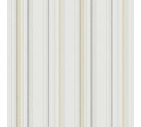 Galerie Country Cottage Grey Yellow Multi Stripe Smooth Wallpaper