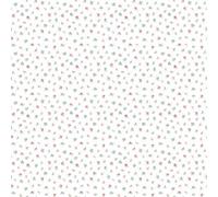 Galerie Country Cottage Red Blue Floral Toss Smooth Wallpaper