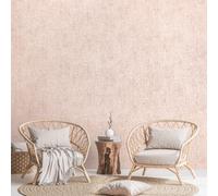 Galerie Crafted Pink/silver Silky Metallic Plain Base Texture Design Wallpaper Roll