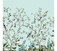 Galerie Daisy Bennett Blue Heron Botanical Mural