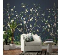 Galerie Daisy Bennett Blue Heron Botanical Mural