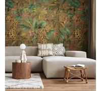Galerie Daisy Bennett Bronze Brown Exotica Grasscloth Mural