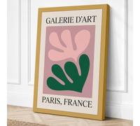 Galerie d'Art Paris Art Deco Canvas Wall Art Print 18x12 Inch (46 x 30 cm)