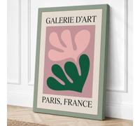 Galerie d'Art Paris Art Deco Canvas Wall Art Print 18x12 Inch (46 x 30 cm)