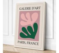 Galerie d'Art Paris Art Deco Canvas Wall Art Print 24x16 Inch (61 x 41 cm)