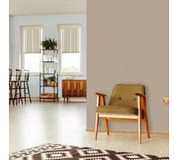 Galerie Earth Collection Brown Textured Linen Effect Wallpaper Roll