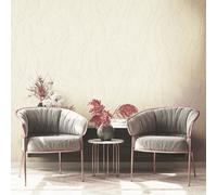 Galerie Earth Collection Cream Textured Marble Effect Sheen Wallpaper Roll