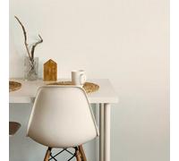 Galerie Earth Collection White Textured Linen Effect Wallpaper Roll