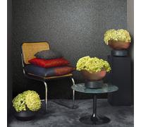 Galerie Eclectic Black Plain Texture Wallpaper