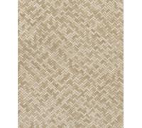 Galerie Eden Collection Beige Rattan Chevron Effect A4 Wallpaper Sample