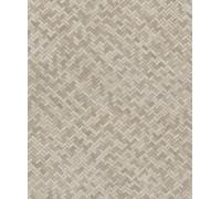 Galerie Eden Collection Beige Rattan Chevron Effect Wallpaper Roll