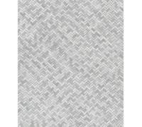 Galerie Eden Collection Grey Rattan Chevron Effect A4 Wallpaper Sample