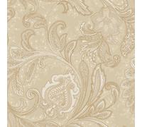 Galerie Elegance Beige Paisley A4 Wallpaper Sample Dwp0355-03