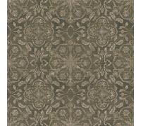 Galerie Elegance Bronze Floral Stripe A4 Wallpaper Sample Dwp0353-02