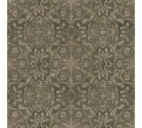 Galerie Elegance Bronze Floral Stripe Wallpaper Dwp0353-02