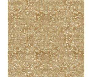 Galerie Elegance Bronze Floral Stripe Wallpaper Dwp0353-06