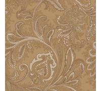 Galerie Elegance Bronze Paisley A4 Wallpaper Sample Dwp0355-06