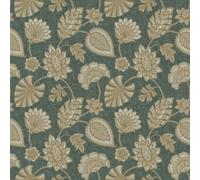 Galerie Elegance Green Flower Fan A4 Wallpaper Sample Dwp0351-01