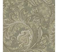 Galerie Elegance Silver Paisley A4 Wallpaper Sample Dwp0355-02