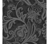 Galerie Elegance Silver Paisley A4 Wallpaper Sample Dwp0355-05