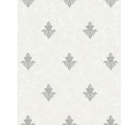 Galerie Emporium Cream Silver Mehndi Motif Embossed A4 Wallpaper Sample