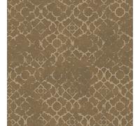 Galerie Emporium Gold Aged Quatrefoil Embossed A4 Wallpaper Sample