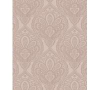 Galerie Emporium Pink Rose Gold Mehndi Damask Embossed A4 Wallpaper Sample