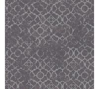 Galerie Emporium Purple Silver Aged Quatrefoil Embossed A4 Wallpaper Sample