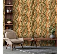 Galerie Enchanted Malay Green Wallpaper