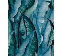 Galerie Enchanted Malay Turquoise A4 Wallpaper Sample