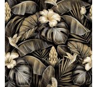 Galerie Enchanted Samana Gold A4 Wallpaper Sample