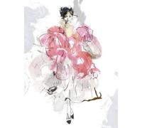 Galerie Fashion Icon Beige Glitter Ballgown Mural