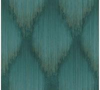 Galerie Fashion Icon Green Shimmer Stripe Wallpaper