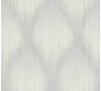 Galerie Fashion Icon Silver Grey Shimmer Stripe Wallpaper