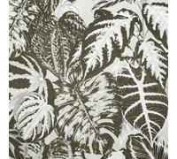 Galerie Feel Flock Tree Leaf Silver Grey A4 Wallpaper Sample 81263