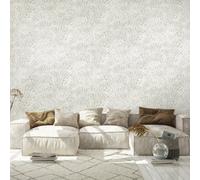 Galerie Feel Silver Metallic Seashell Leaf Wallpaper Roll