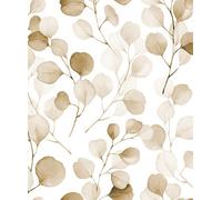 Galerie Flora Brown Eucalyptus Trailing Leaf A4 Wallpaper Sample