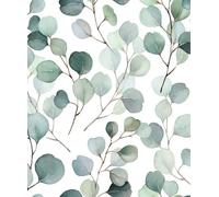 Galerie Flora Green Eucalyptus Trailing Leaf A4 Wallpaper Sample