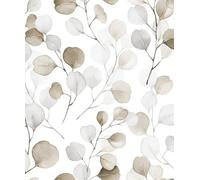 Galerie Flora Silver Eucalyptus Trailing Leaf A4 Wallpaper Sample