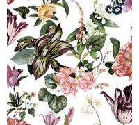 Galerie Flora White Floral Rhapsody Wallpaper