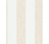 Galerie Flora White Thick Stripe A4 Wallpaper Sample