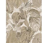 Galerie Flourish Beige Tree Leaf A4 Wallpaper Sample Fl61156
