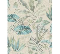 Galerie Flourish Blue Floral A4 Wallpaper Sample Fl61124