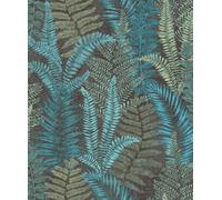 Galerie Flourish Blue Tree Leaf A4 Wallpaper Sample Fl61118