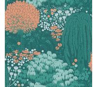 Galerie Flourish Green Floral A4 Wallpaper Sample Fl61132